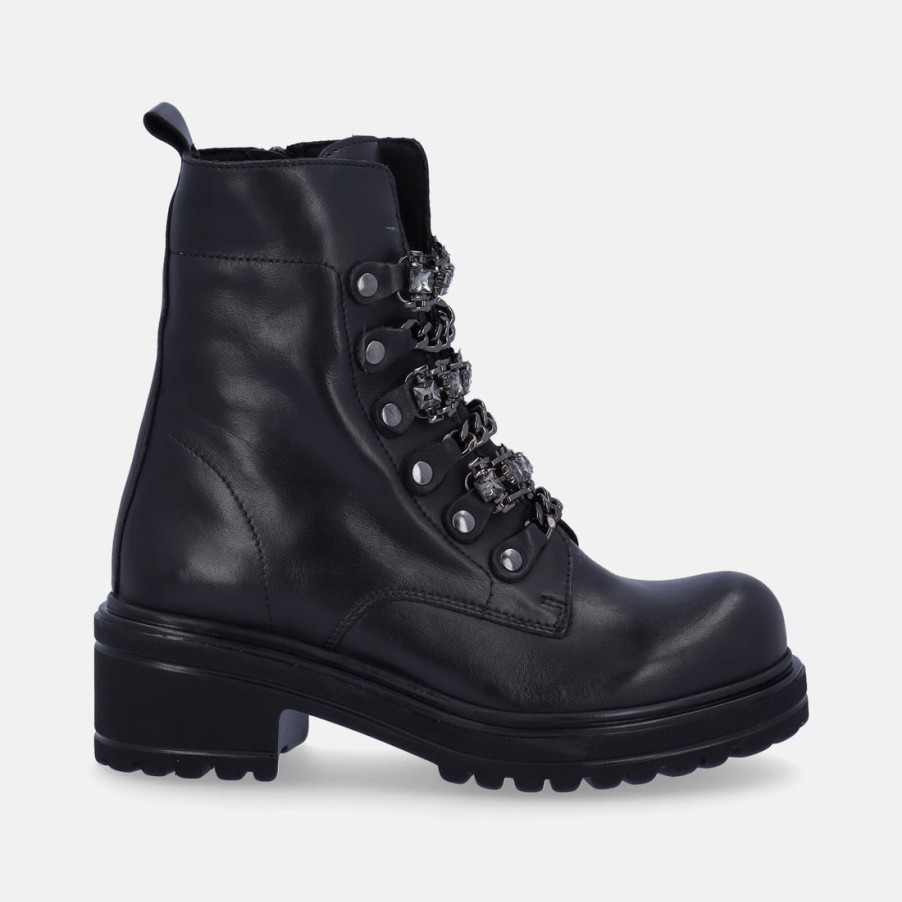 Woman QUEEN HELENA | Queen Helena Women'S Combat Boots