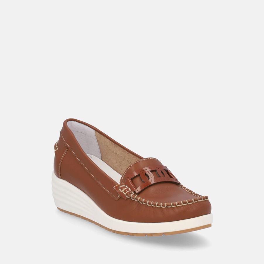 Woman BERTONE | Bertone Wedge Loafers