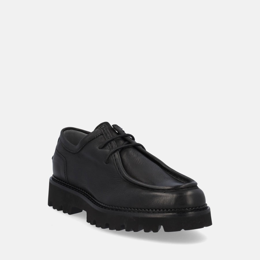 Man BLACK GARDENS | Nero Giardini Laced Shoes