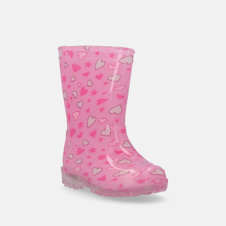 Children CHICCO | Chicco Girls' Rubber Ankle Boots With Lights