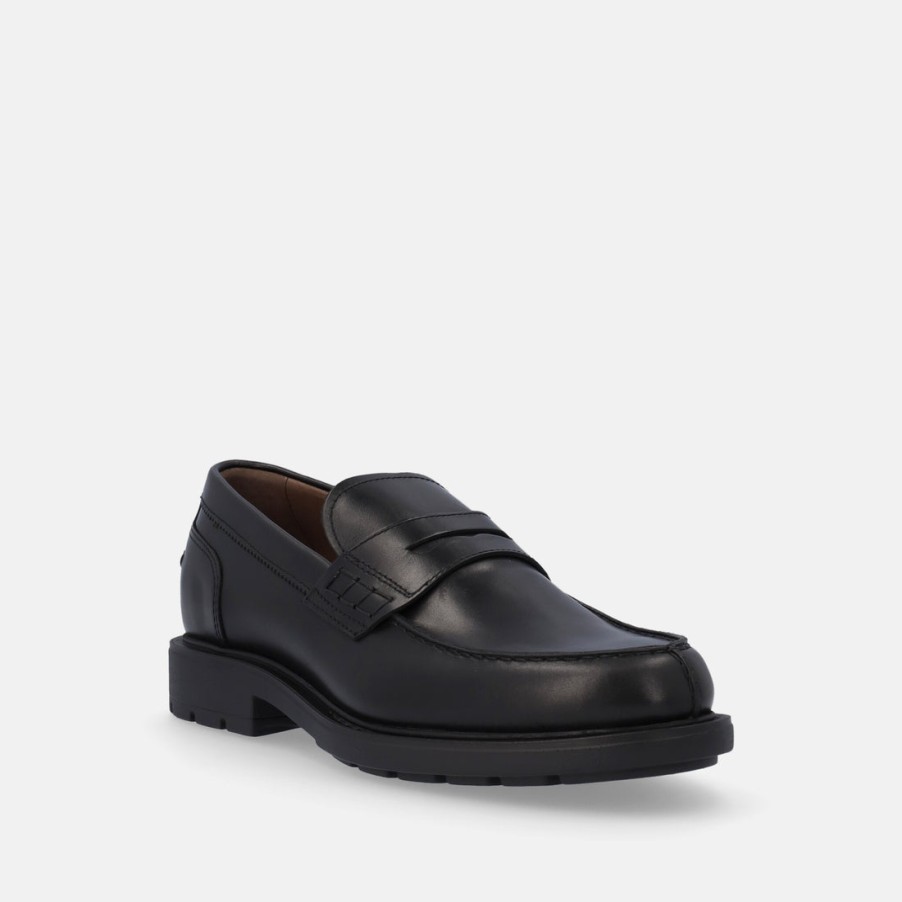 Man BLACK GARDENS | Nero Giardini Men'S Moccasins In Leather