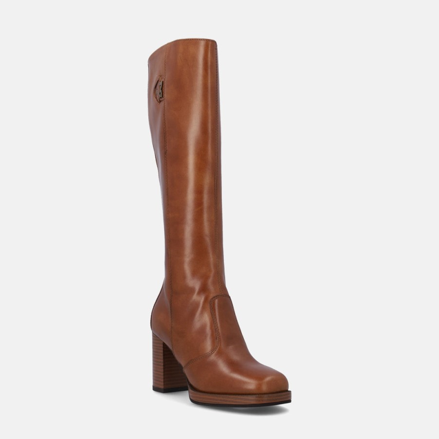 Woman BLACK GARDENS | Nero Giardini Women'S High Boots In Leather