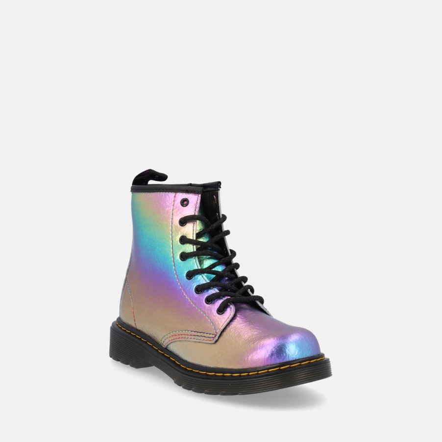 Children DR.MARTENS | Dr.Martens Multi Rainbow Crinkle