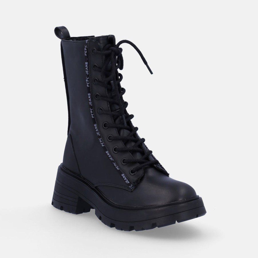 Woman PEPE JEANS | Pepe Jeans Women'S Combat Boots