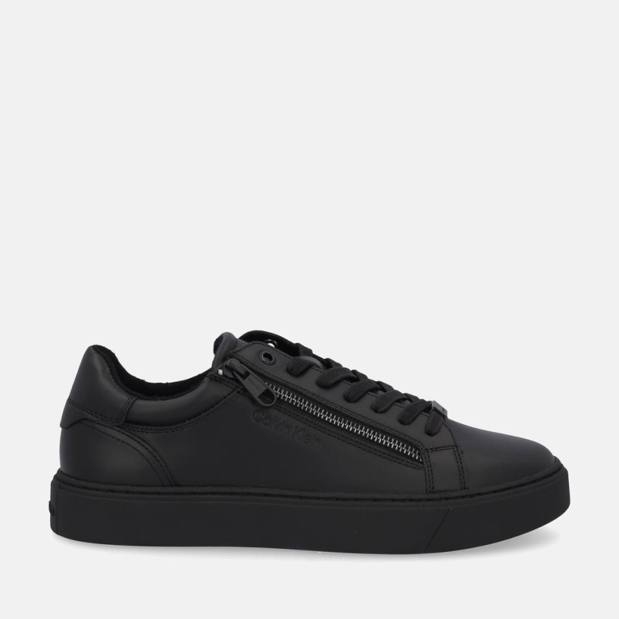 Man CALVIN KLEIN | Calvin Klein Low Top Lace Up W-Zip Rubb