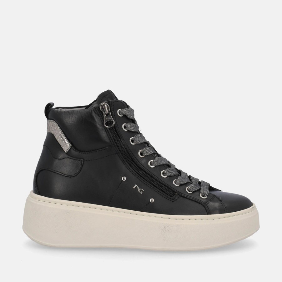 Woman BLACK GARDENS | Nero Giardini High Sneakers